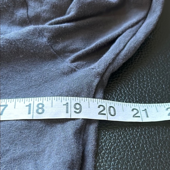 SPRWMN Love Edit Tee Long Sleeve Crop Top Navy Blue Crew Neck Sz S NEW - Picture 8 of 9